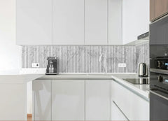 Italian White Slat Wall