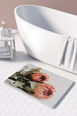 Protea blush bathmat