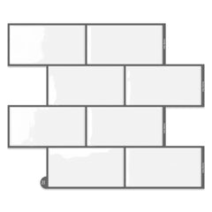 Subway (2 Pack) 3D Peel & Stick Wall Tiles