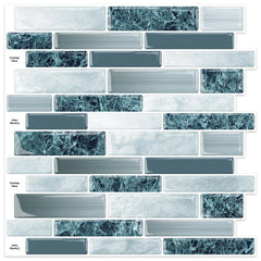 Tide (2 Pack) 3D Peel & Stick Wall Tiles