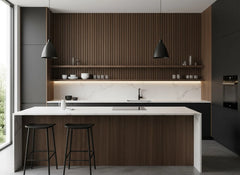 Warm Walnut Acoustic Wall Cladding