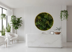 Round Paintable Slat Wall