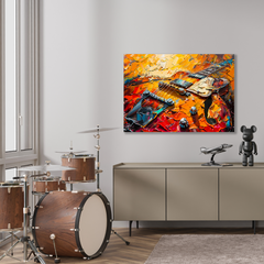 Abstract Electric Guitar