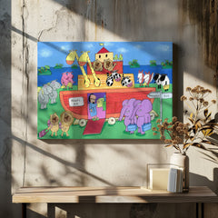 The Animals Enter Two by Two into Noah's Ark