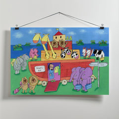 The Animals Enter Two by Two into Noah's Ark