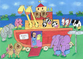 The Animals Enter Two by Two into Noah's Ark