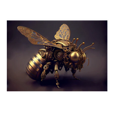 Wall Art Print - Steampunk Mechanical Bee