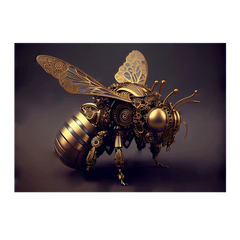 Wall Art Print - Steampunk Mechanical Bee