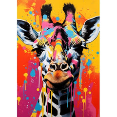 Wall Art Print - Popart Giraffe