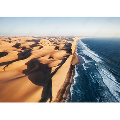 Wall Art Print - Where Namib desert and the Atlantic Ocean meets