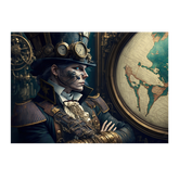 Wall Art Print - Steampunk Woman Portrait