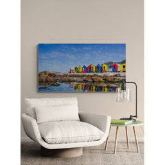 Wall Art Print- Colourful Beach Houses in South Africa