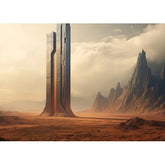 Wall Art Print - Hugh Science Fiction Monolith