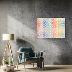 Wall Art Print- Abstract Pastel Round Colours