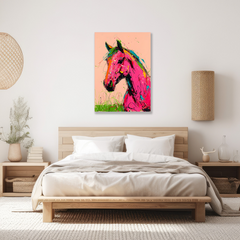 Wall Art Print - Pink Horse