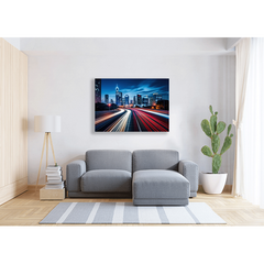 Wall Art Print - Motion Blur of a Busy Highway During the Evening