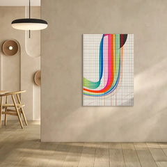Wall Art Print - Abstract Waves of Colour