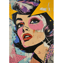 Wall Art Print - Popart Look To The Stars