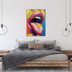Wall Art Print - Stick your tongue out