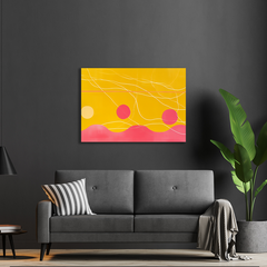Wall Art Print - Abstract Landscape Rolling Hills