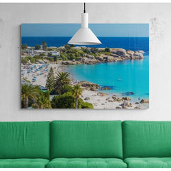 Wall Art Print - Beautiful day in Clifton beach in Cape town, South Africa