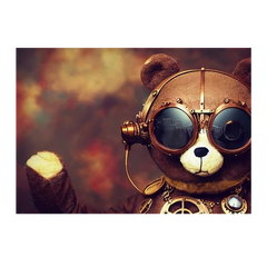 Wall Art Print - Steampunk Teddy Bear