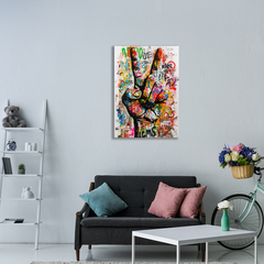 Wall Art Print- Street Art Peace Sign