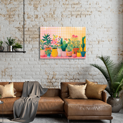 Wall Art Print - Pot Plants Horizontal