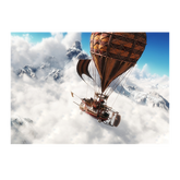 Wall Art Print - Steampunk Concept Balloon Airship
