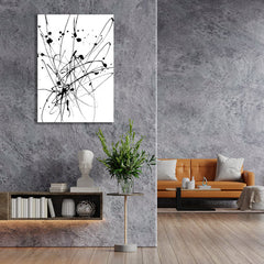 Wall Art Print - Abstract Black on White