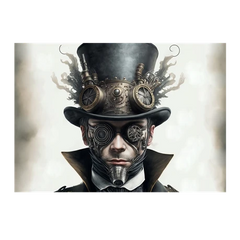 Wall Art Print - Steampunk Gentleman With Top Hat