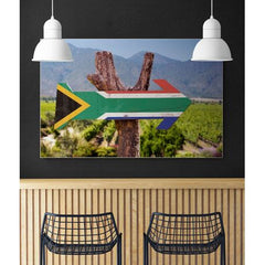 Wall Art Print- South Africa Flag