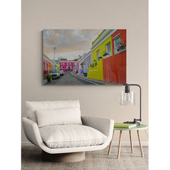 Wall Art Print- Colorful Homes in Bo-Kaap Neighborhood in Cape Town