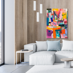 Wall Art Print - Abstract Restaurant
