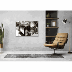 Wall Art Print - Classic Car Front Bumper