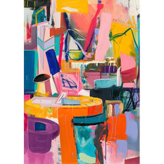 Wall Art Print - Abstract Restaurant
