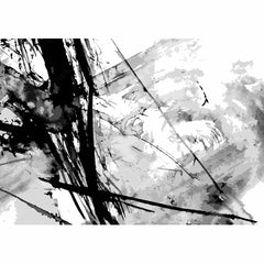 Wall Art Print - Abstract Ink Paint Vector Background