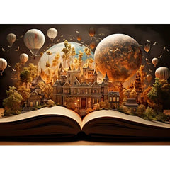 Wall Art Print - Fantasy World Inside of a Book