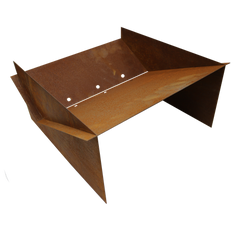 Storm Flame Fire Pit Rust