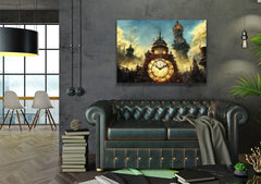 Wall Art Print - Steampunk Clock Tower