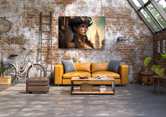 Wall Art Print - Steampunk Portrait of a Woman