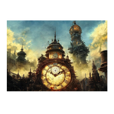 Wall Art Print - Steampunk Clock Tower