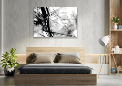 Wall Art Print - Abstract Ink Paint Vector Background