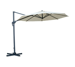 Kalahari Round Cantilever Umbrella Natural 2350 x 3000 mm