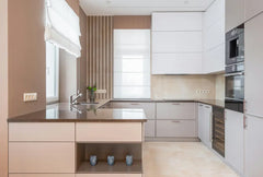 Taupe Linen Slat Wall