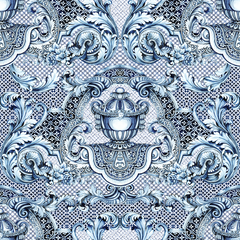 Baroque Luxe Wall Paper 1