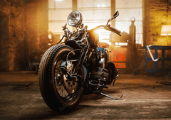 Custom Bobber Motorbike