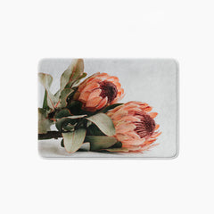 Protea blush bathmat