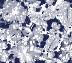 Mono Chic Floral Wall Paper 3