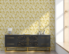 Mono Chic Floral Wall Paper 6